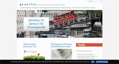 Desktop Screenshot of genetica-ag.ch